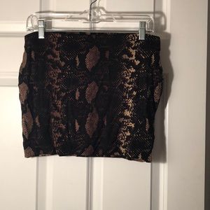 Bodycon mini skirt